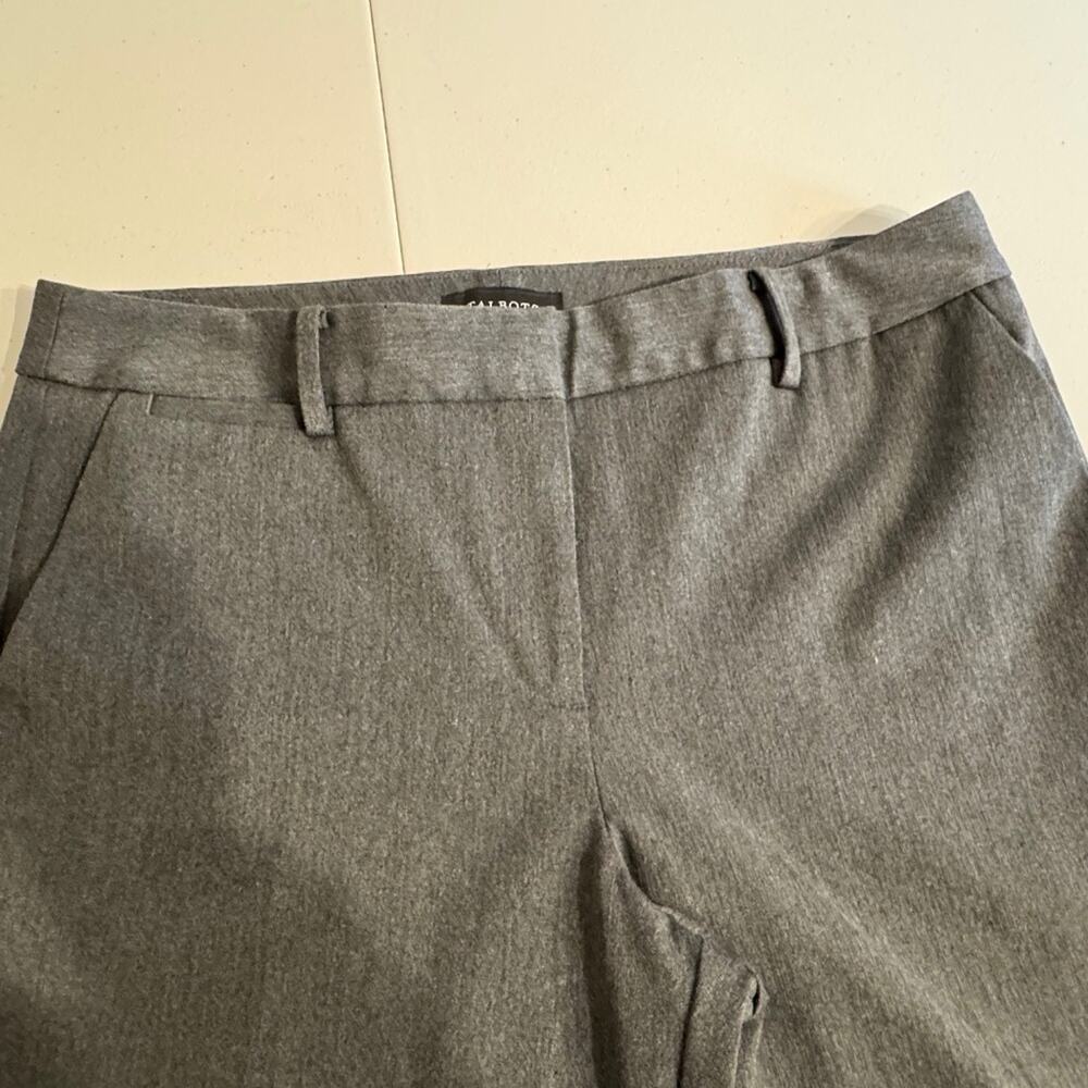Talbots Pants Gray Barely Boot Stretch Pockets Dr… - image 4
